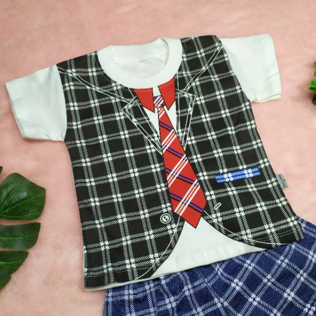 SS#352 Setelan Anak Laki laki Size 0-1 Tahun / Set Baju Anak Cowok / Pakaian Bayi Laki-laki