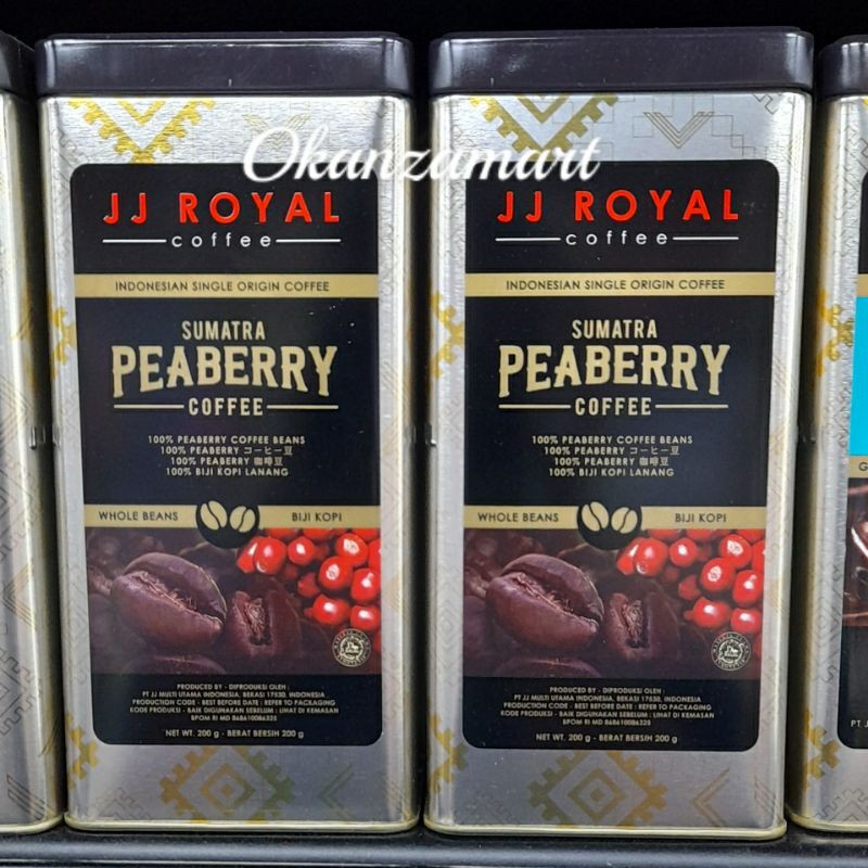 

JJ Royal Sumatra Peaberry Beans 200gr