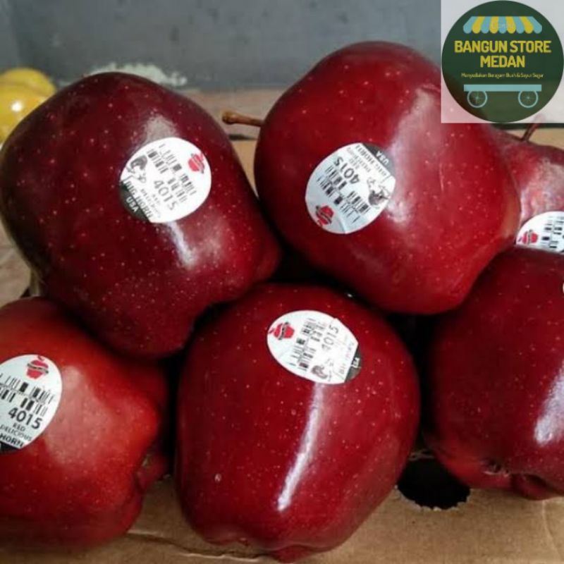 

BSM | TERMURAH Apel Merah Washington / Red Apple / Apel US Segar 500gr - 1kg | Sayur online