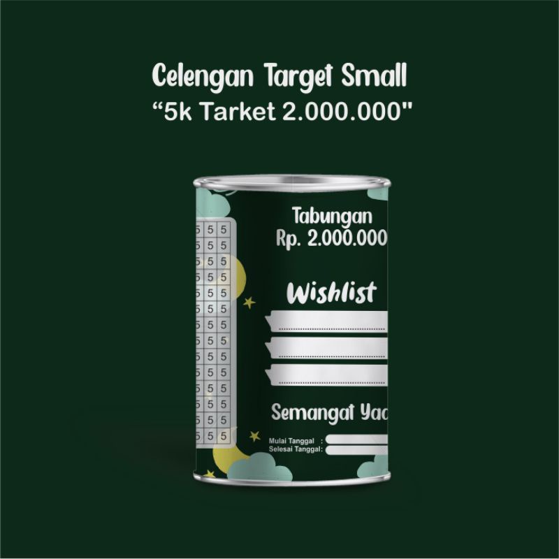 CELENGAN TARGET BUKA TUTUP ATAU PERMANEN MURAH CELENGAN VIRAL TIKTOK SMALL CELENGAN TABUNGAN SEDEKAH SUBUH-5RIBU TARGET 2JUTA