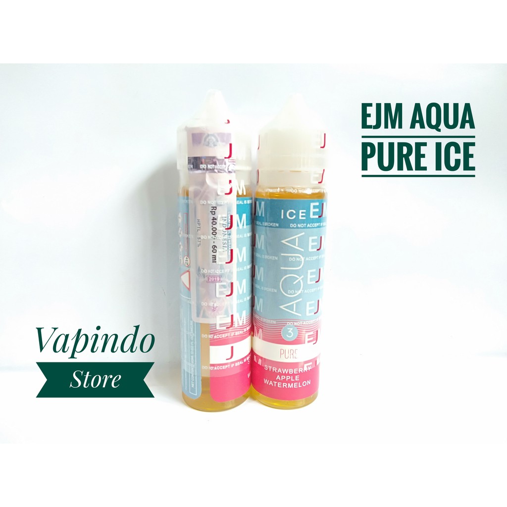 AQUA PURE ICE 60ML BY EJM E LIQUID PREMIUM LIQUID USA VAPE VAPOR