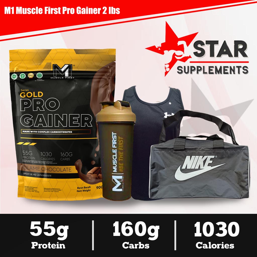 Jual M1 Muscle First Gold Pro Gainer 2 Lbs Musclefirst Weight Gainer Mass 2 Lb Shopee Indonesia