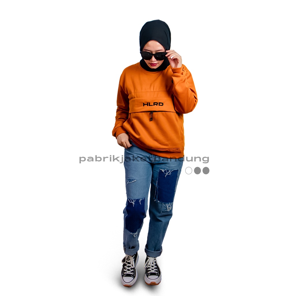 HOLYRIDER Sweatshirt Kagoule Mustard