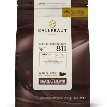 

CALLEBAUT 811NV Dark Chocolate Couverture 54,5% 1kg