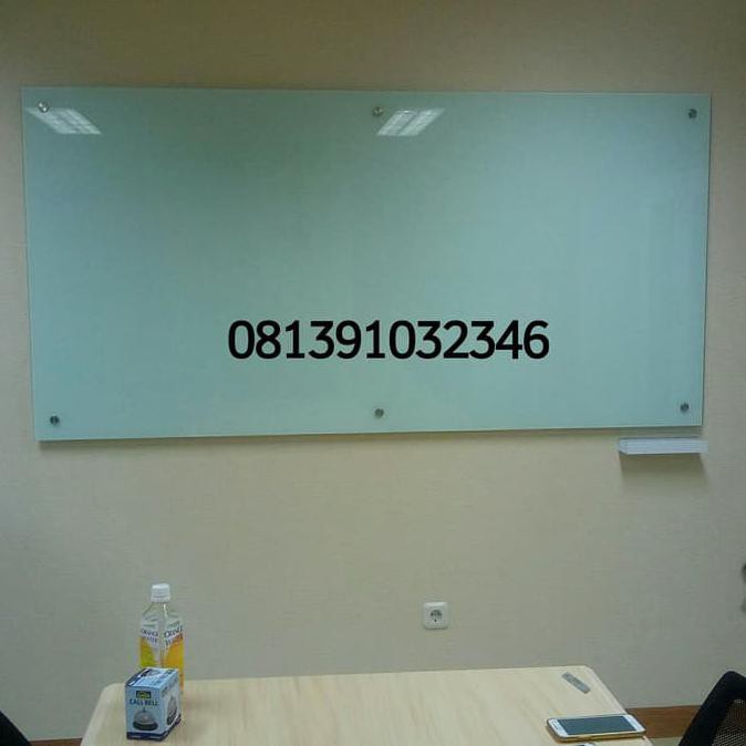 

120X200 Papan Tulis Kaca / Glassboard / Whiteboard Kc.5Mm Mamanmarinto