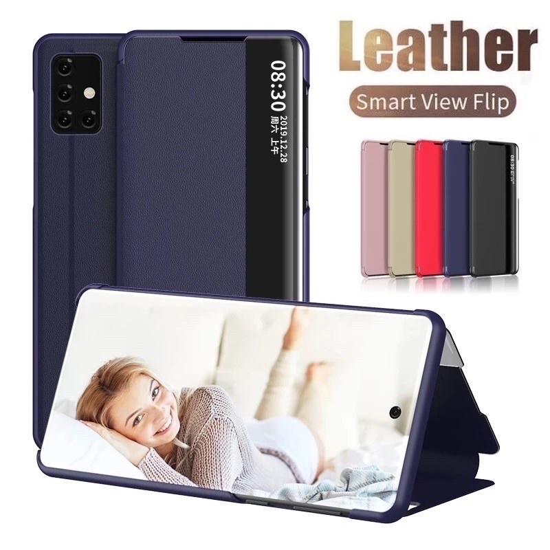 FLIP COVER DIGITAL SAMSUNG NOTE 20 20 ULTRA NOTE 10 PLUS NOTE 10+ 9 8 S7 EDGE CLEAR VIEW STANDING CASE AUTO LOCK