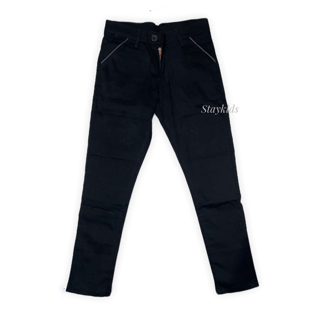 Zhavin celana panjang distro anak usia 1-12 tahun bahan Twill stretch
