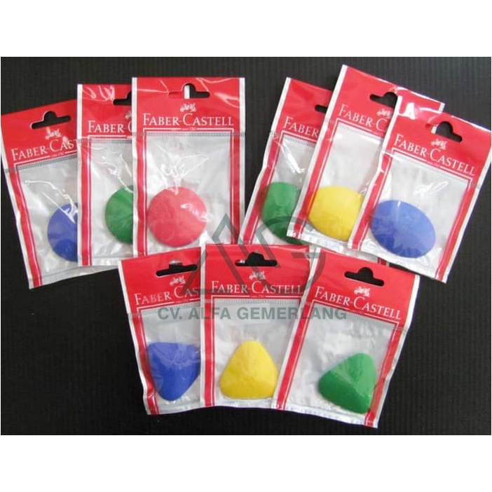 

GRIP ERASER OVAL/TRIANGLE/ROUND FABER-CASTELL