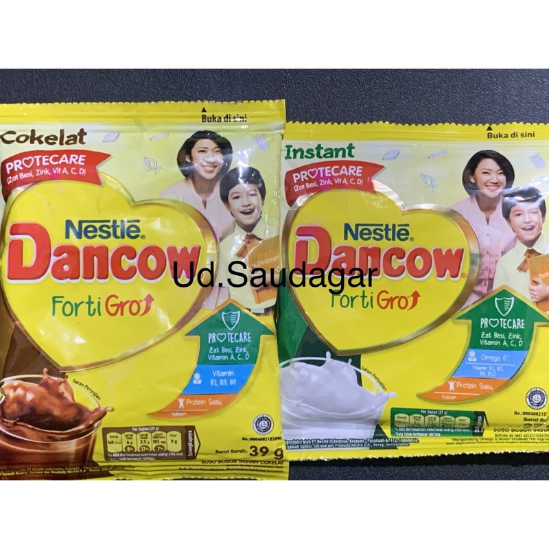 

Dancow Fortigro Sachet Coklat / Instan Putih Renceng