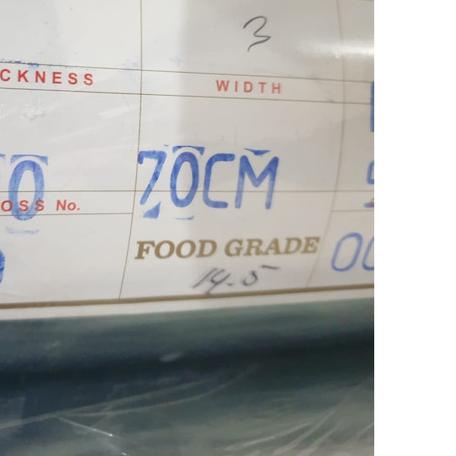 

Plastik Mika Kaku L=70cm T=0.30mm, Kotak Box Bening, FOOD GRADE, RIGID