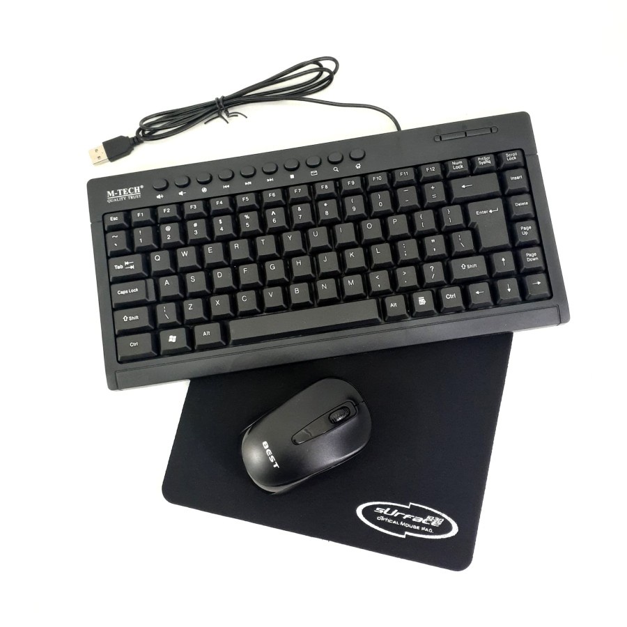 Mouse wireless &amp; Keyboard bundle Gratis Mousepad