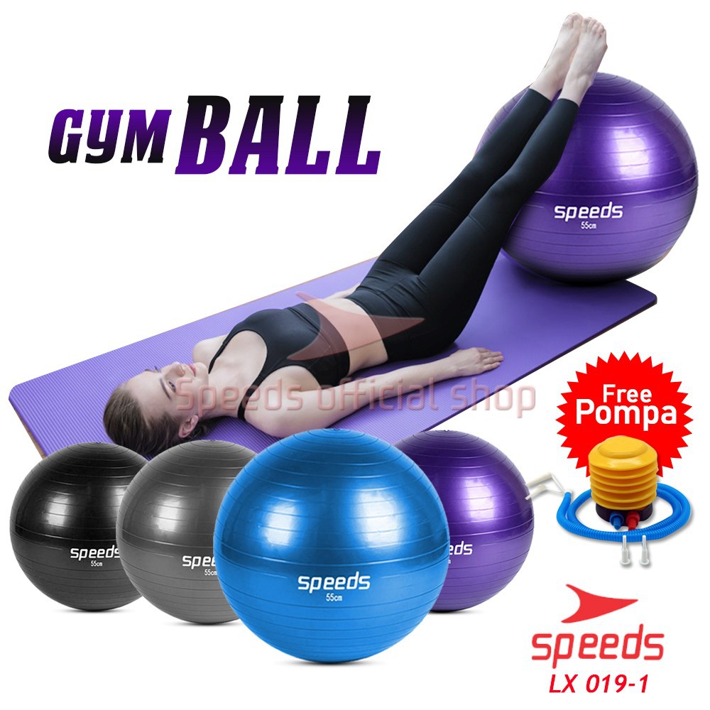 Jual SPEEDS Gym Ball Bola Fitness Yoga 65 Cm Homegym Yogaball Diameter