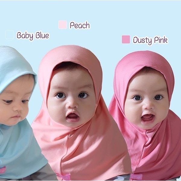 SR Kerudung Bayi Zakiah Girls / Jilbab / Hijab Bayi Zakiah