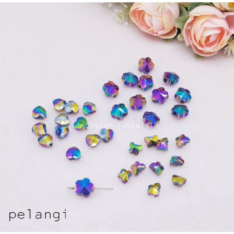 Crystal aplikasi diy 12pcs