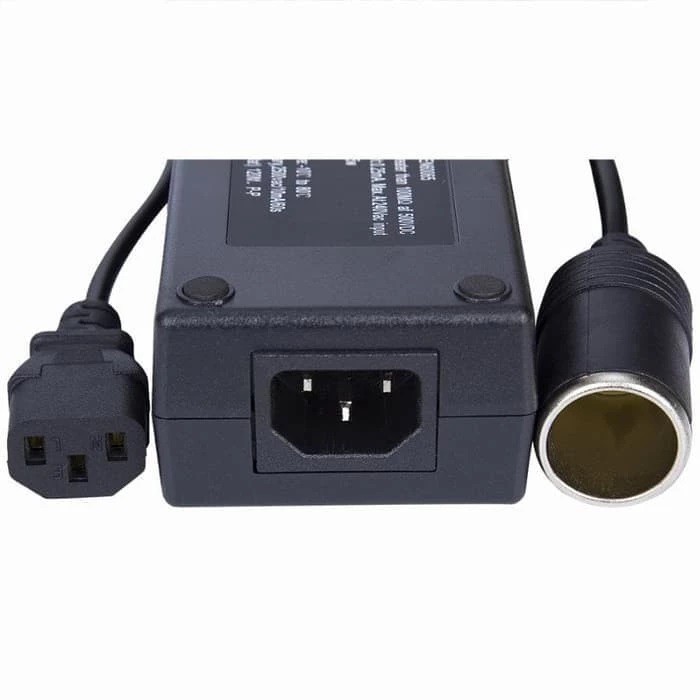 Adaptor Lighter Converter Konverter 220V AC To 12V DC Lighter Socket Power Mobil Kulkas EU 5A 10A