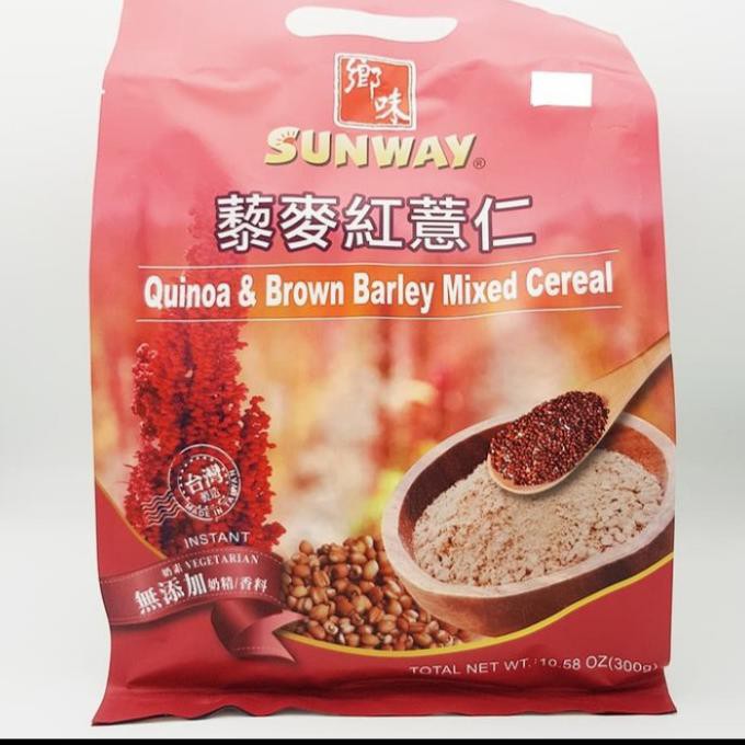 

(COD) Sunway Quinoa & Brown Barley Mixed Cereal Isi 10x30gr