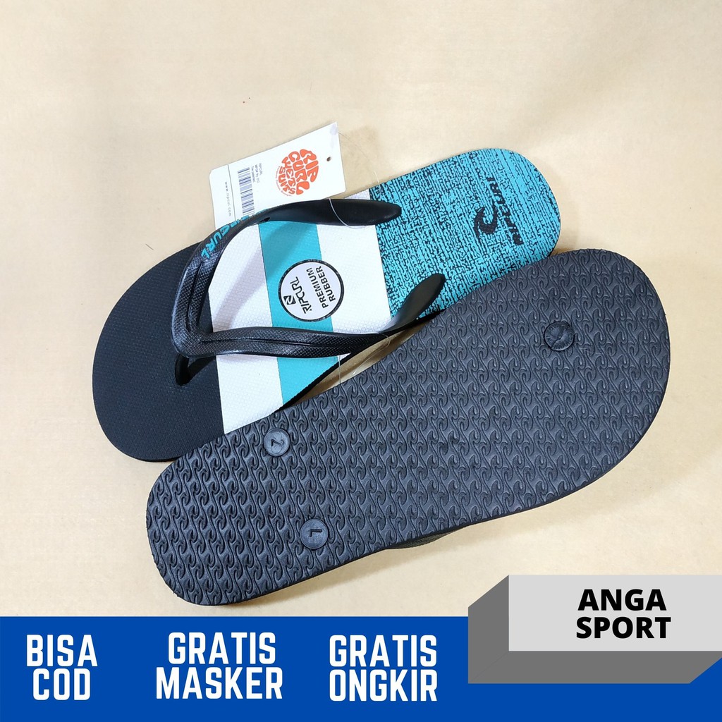 SANDAL JEPIT PRIA RIPCURL / SANDAL DISTRO / SENDAL CASUAL COWOK / SANDAL SANTAI BERMOTIF PREMIUM