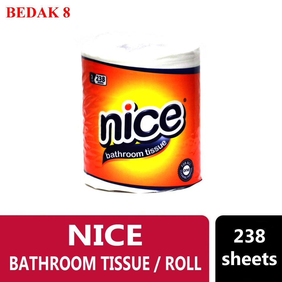 Tissue Nice Toilet Bathroom 238 sheets/ Tisu Gulung/ Tisu Nice Roll