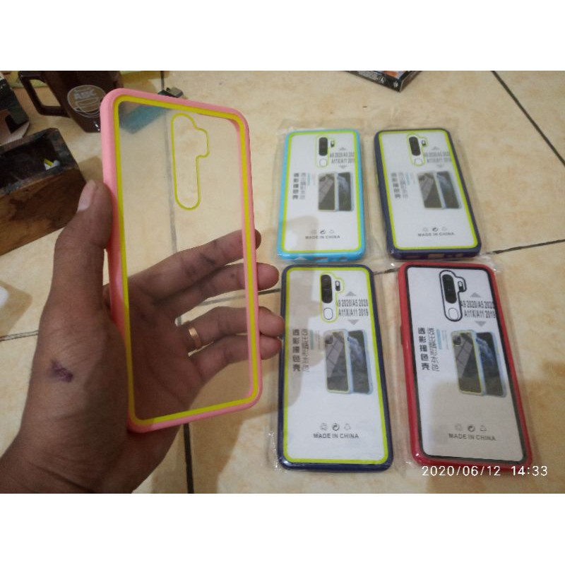 SOFTCASE HARDCASE PELINDUNG HP KONDOM HP RAINBOW OPPO A5 2020 OPPO A9 2020
