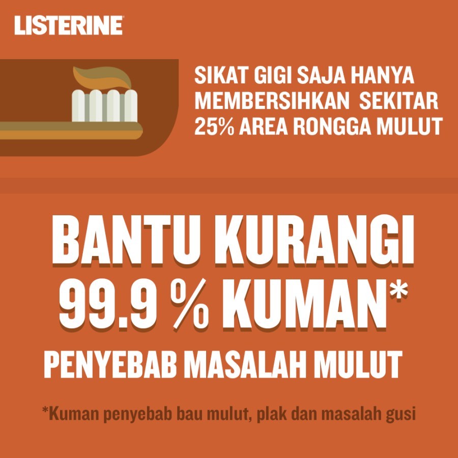 Listerine | Siwak | Mouthwash | Obat Kumur 250ml