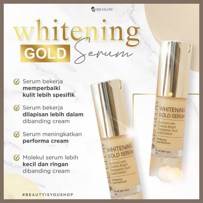 SERUM WHITENING GOLD MS GLOW