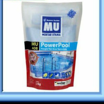 MU-408 Power Pool 2 Kg Aqua Marine Nat Keramik/Nat Kamar Mandi/Nat Kolam Renang