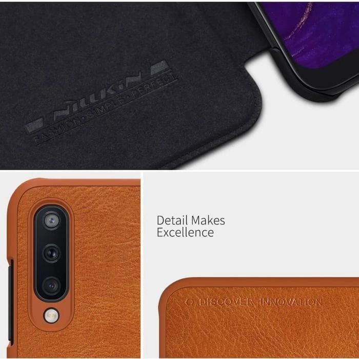 SAMSUNG GALAXY A50 NILLKIN QIN LEATHER CASE ORIGINAL