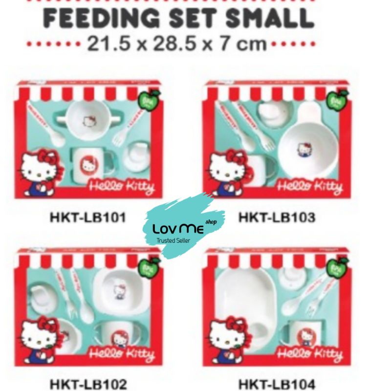 lov me❤️ Lusty Bunny Feeding Set Peralatan Makan anak dan Bayi Helo Kitty BPA FREE HK LB101 LB102 LB103 LB104