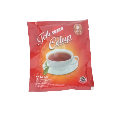 TEH SOSRO CELUP 4 KANTONG /centraltrenggalek