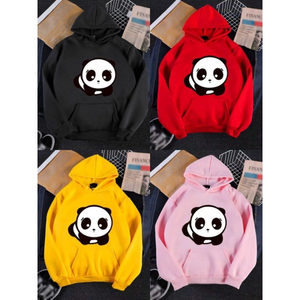 sweater hoodie motif gambar panda/hoodie sweater panda