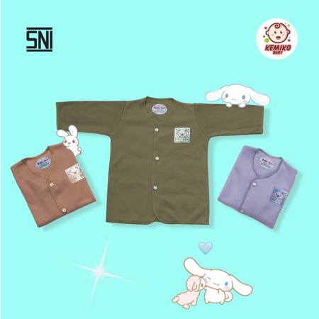 Baju Panjang Bayi NB Warna BKN VLP