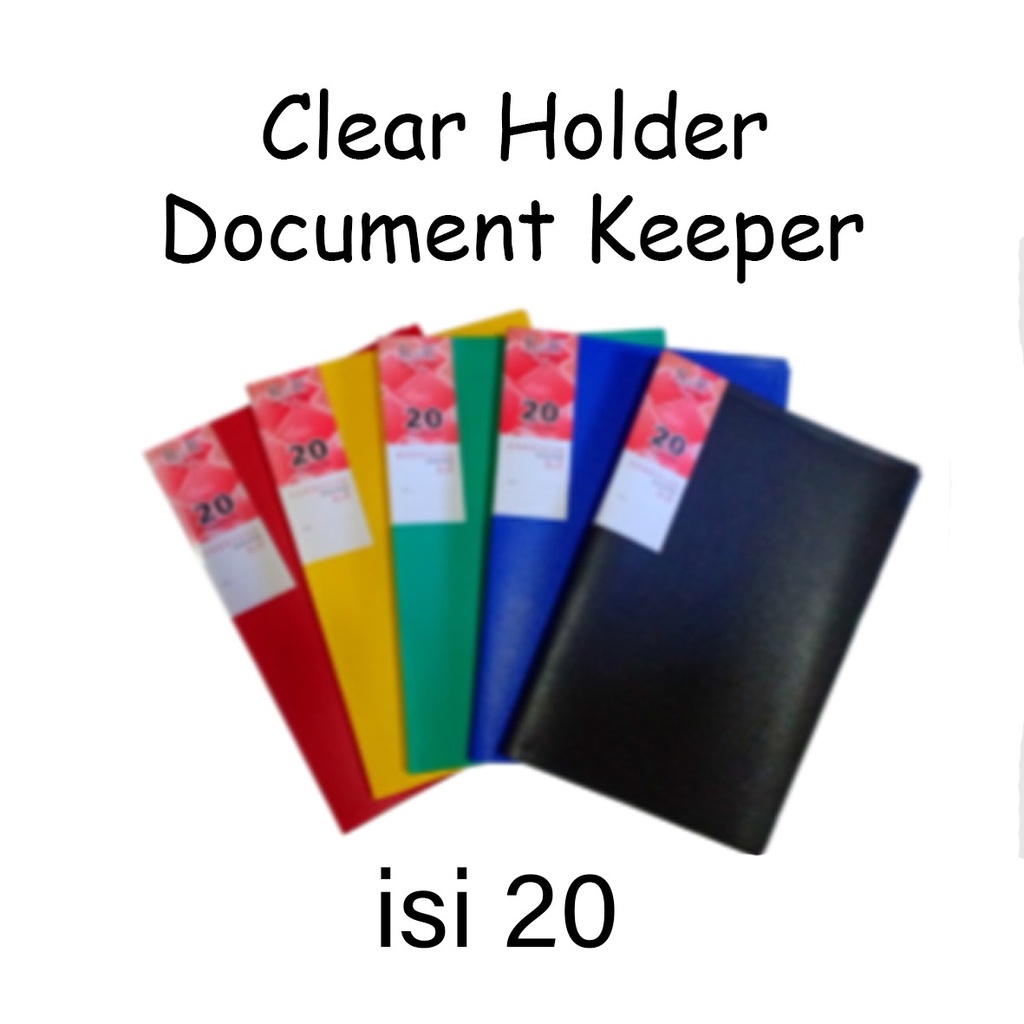 

Clear Holder Document Keeper R&R ( 20 Lembar )