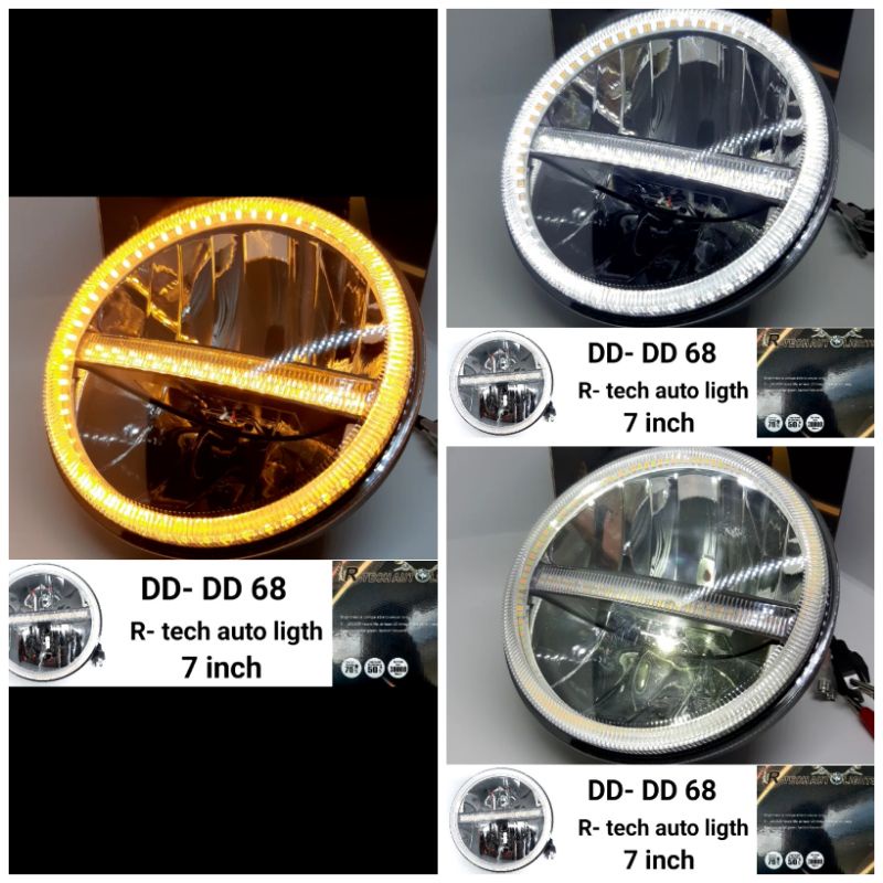LAMPU LED DAYMAKER 7 INCH ORIGINAL THAILAND UNIVERSAL DD68