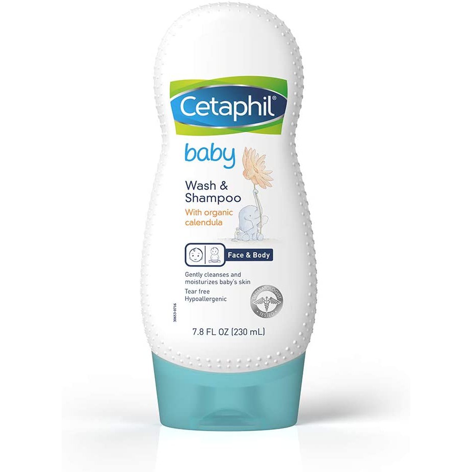 Cetaphil Gentle Wash &amp; Shampoo 230ml With Organic Calendula