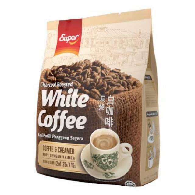 Kopi SUPER White Coffee / kopi sachets impor Malaysia ori