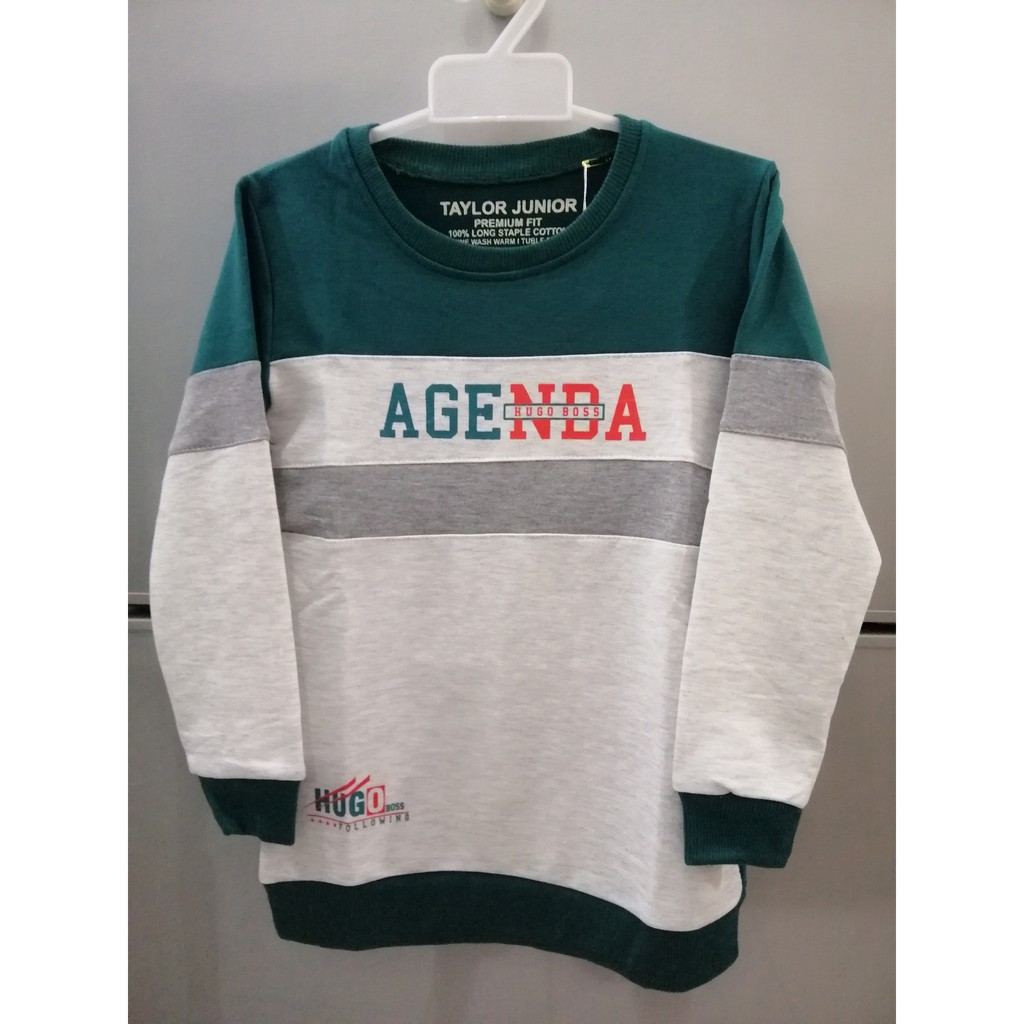 Sweater Anak Cowo Lengan Panjang Branded HUGO BOSS Size 8