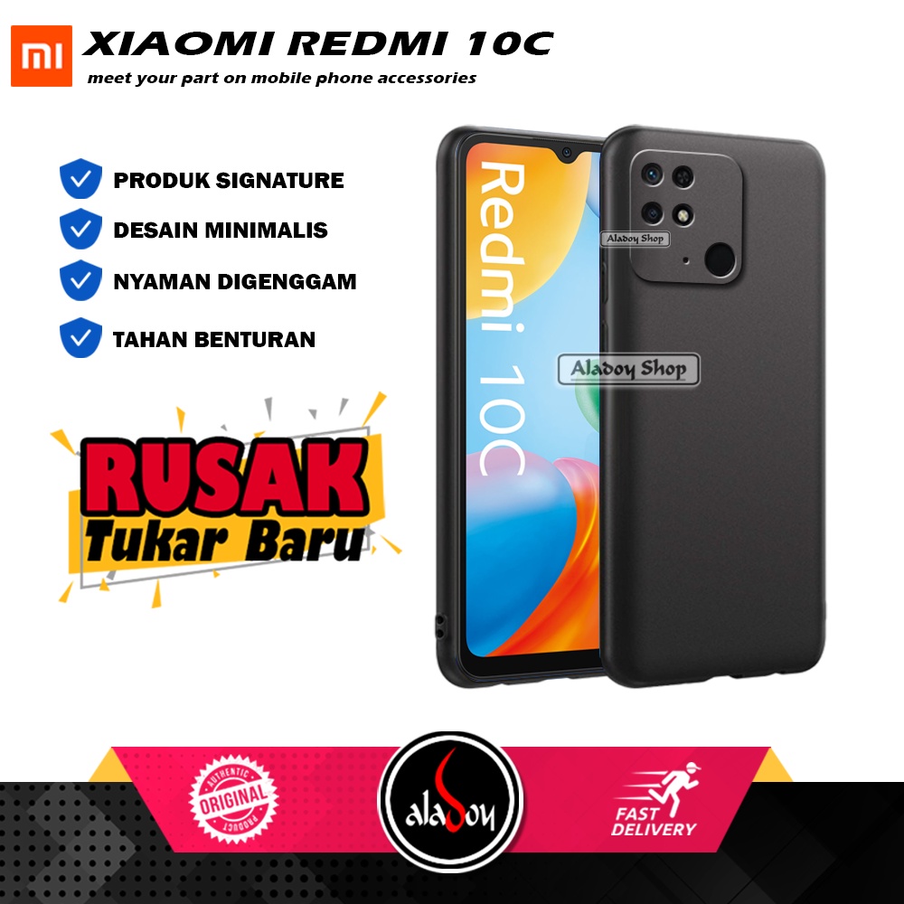 Case Xiaomi Redmi 10C Ulra Slim Matte Premium Softcas