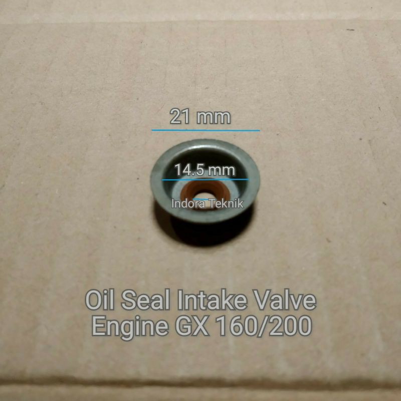 Oil Seal Intake Valve Engine GX 160-200 - Spare Part Compressor Engine - Kompresor Udara