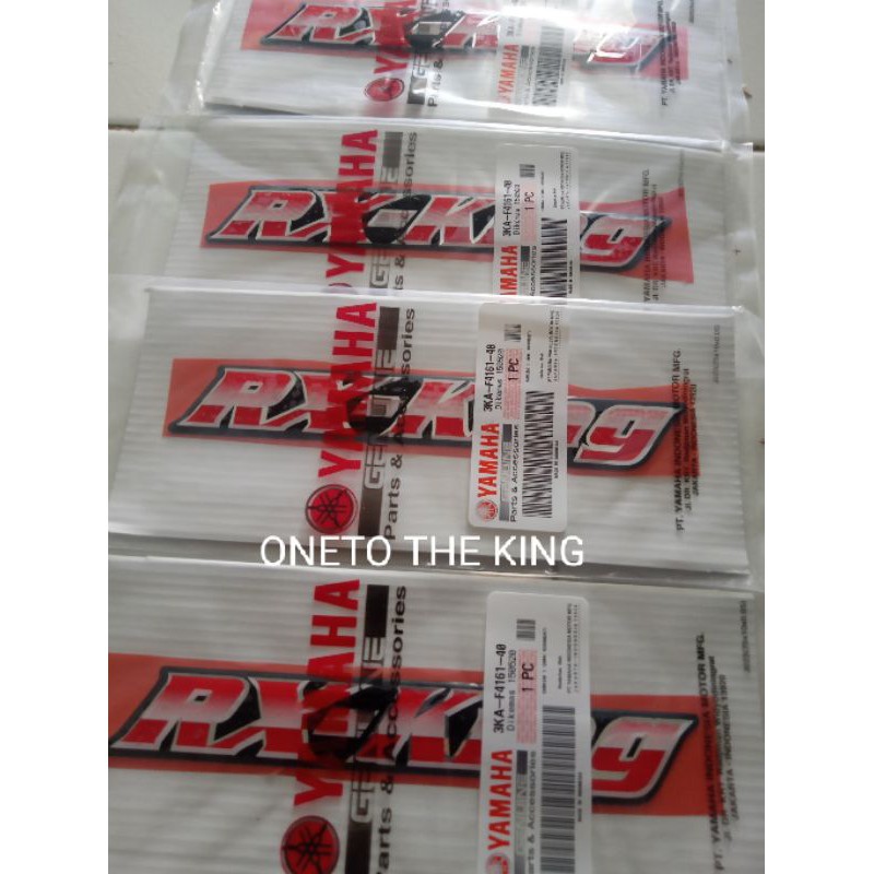EMBLEM BOX AKI COVER AKI TEPONG RX KING 2004 2005 2006 ORIGINAL YAMAHA