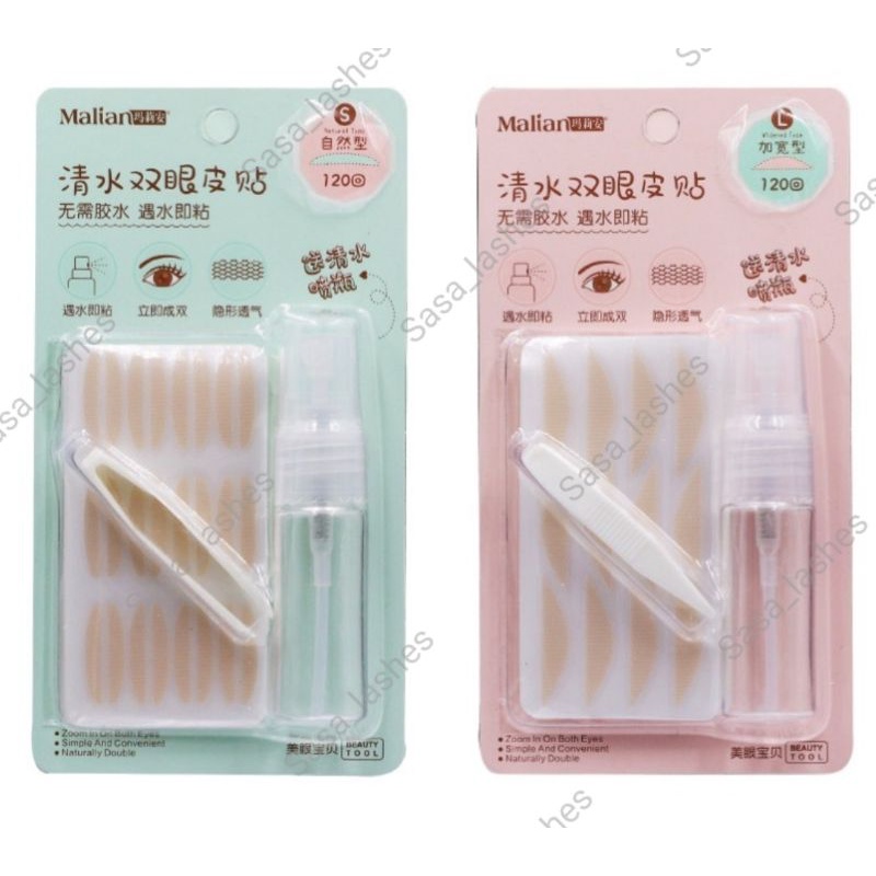 1 Set Skot Mata Jaring /Lace Eyelid Tape Invisible Malian