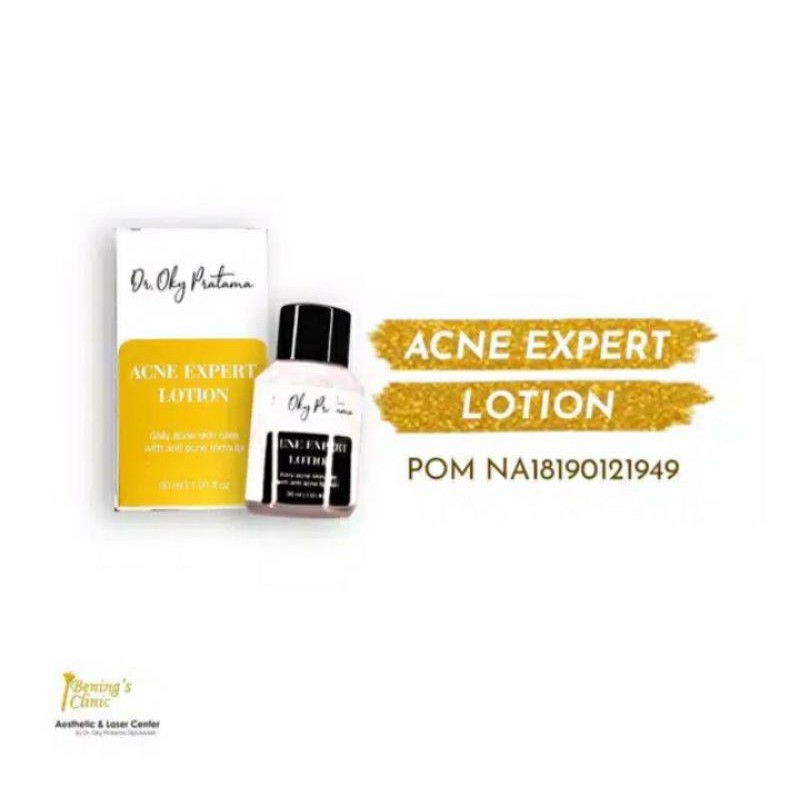 Acne Expert Lotion / Totolan Jerawat / Bening skincare