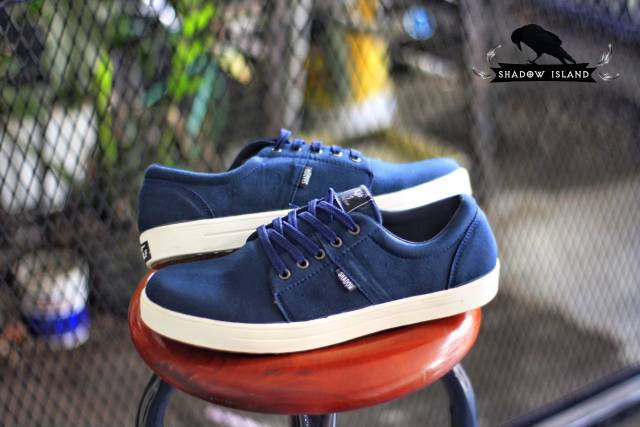 Sepatu Lokal Shoes Local Pride SIF Montana Low Cut Navy White