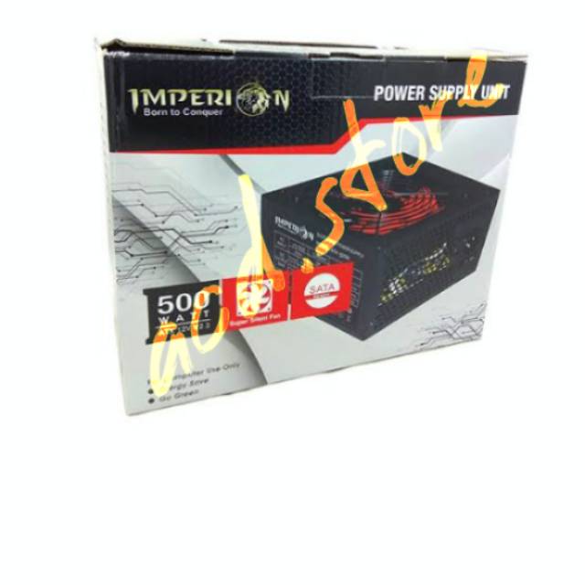 power supply PSU gaming imperion 500w 500watt 500 watt
