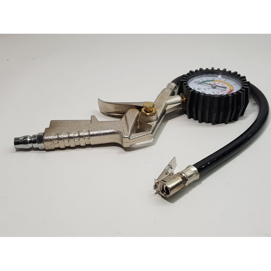Tire Inflating Gun / Alat Pengisi + Ukur Tekanan + Buang Angin Ban