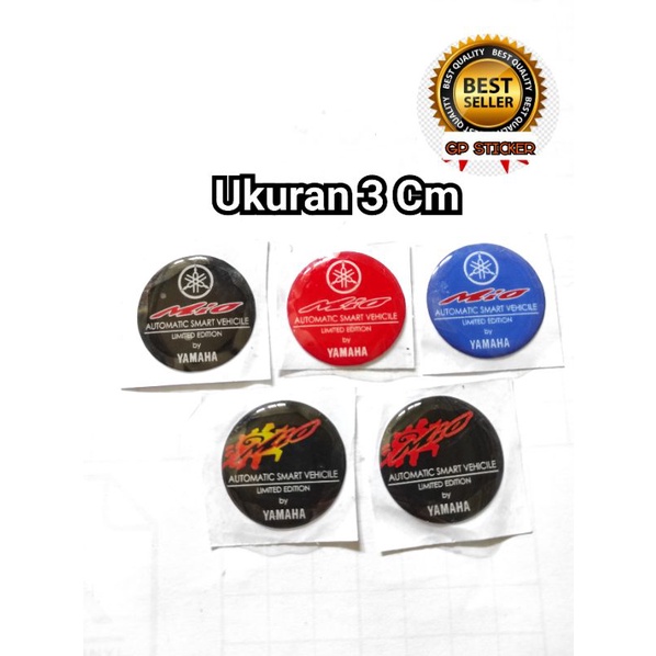 EMBLEM TIMBUL LOGO YAMAHA MIO J SOUL MIO GT SPORT