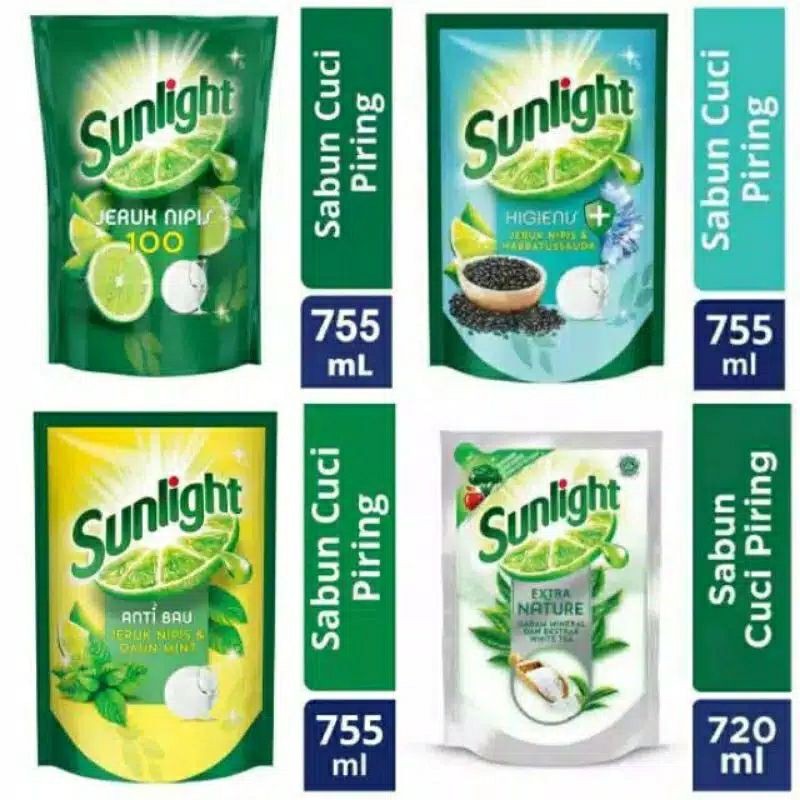 Sabun cuci piring sunlight 755ml