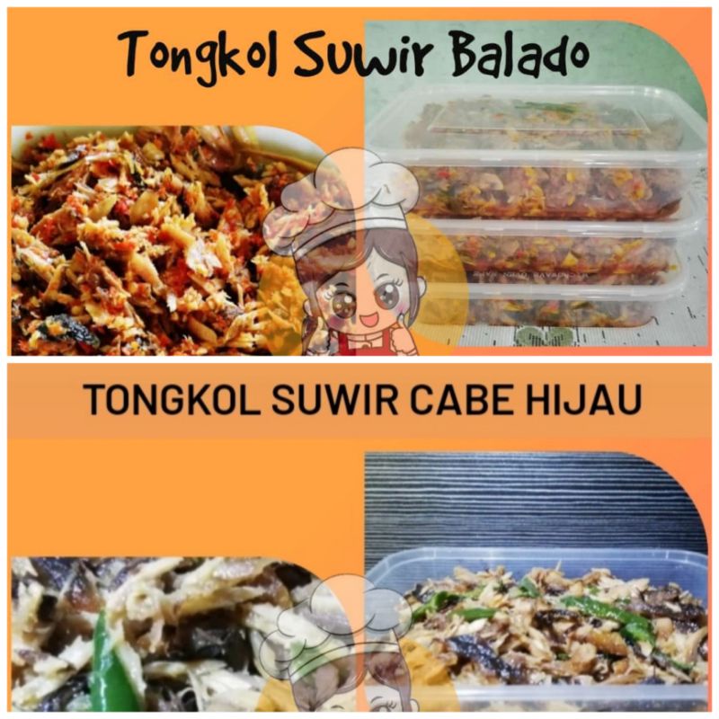 

Tongkol Suwir Balado dan tongkol suwir cqbe ijo