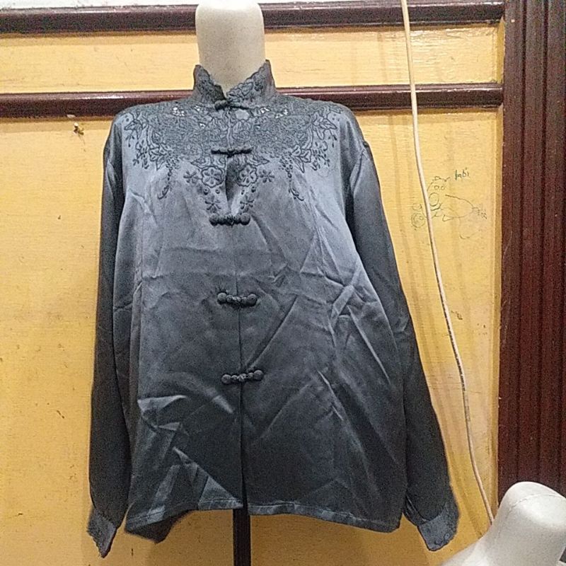 Kemeja wanita semi sutra pl