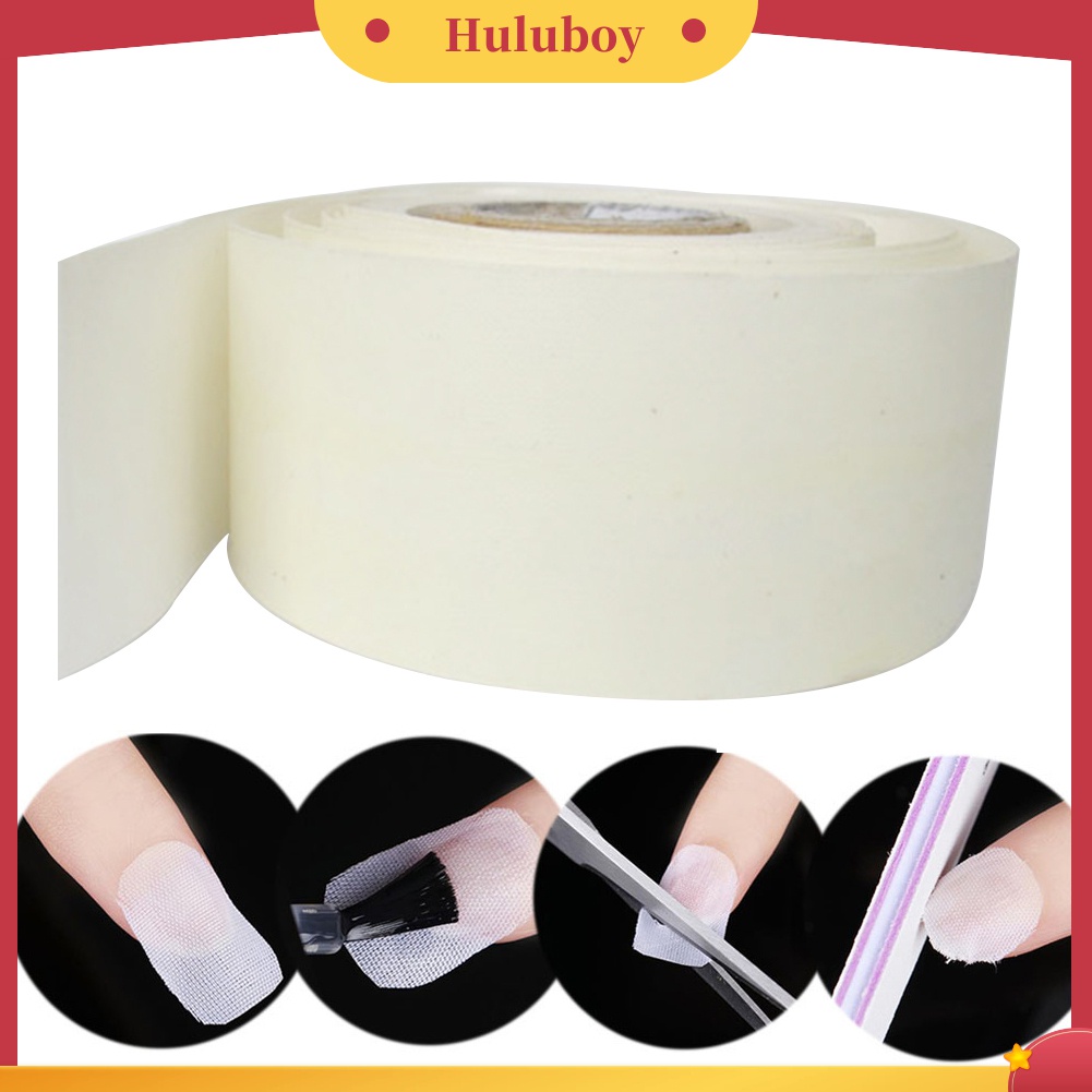 Huluboy Huluboy♡ 1 Roll Stiker Tape Perekat Silk Pelindung Kuku Untuk Manicure DIY