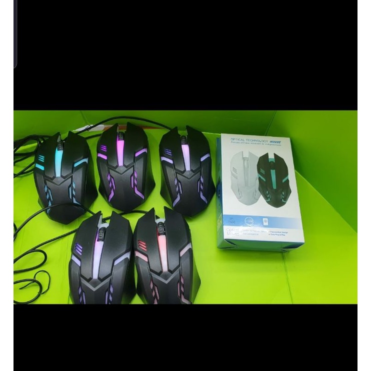 Mouse Gaming Kabel USB Mouse Optical DPI LED